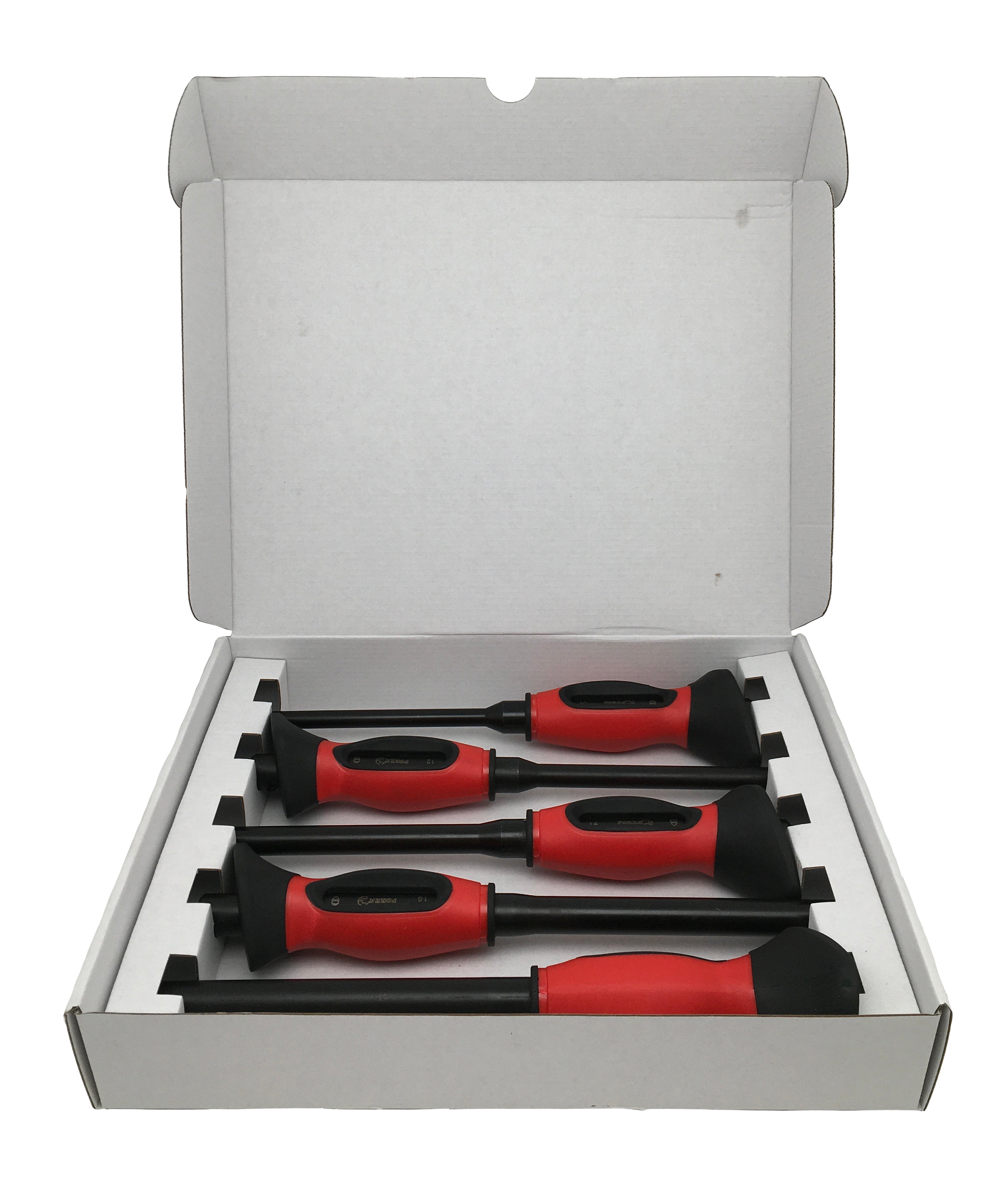 JUEGO DE 5 BOTADORES LARGOS FORZA de 10-12-14-16-18MM