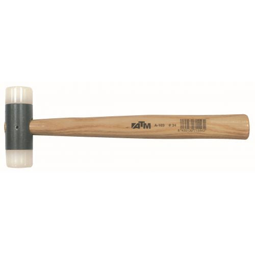 Maza de nylon mango madera (Ø 54 mm 370x140 mm)