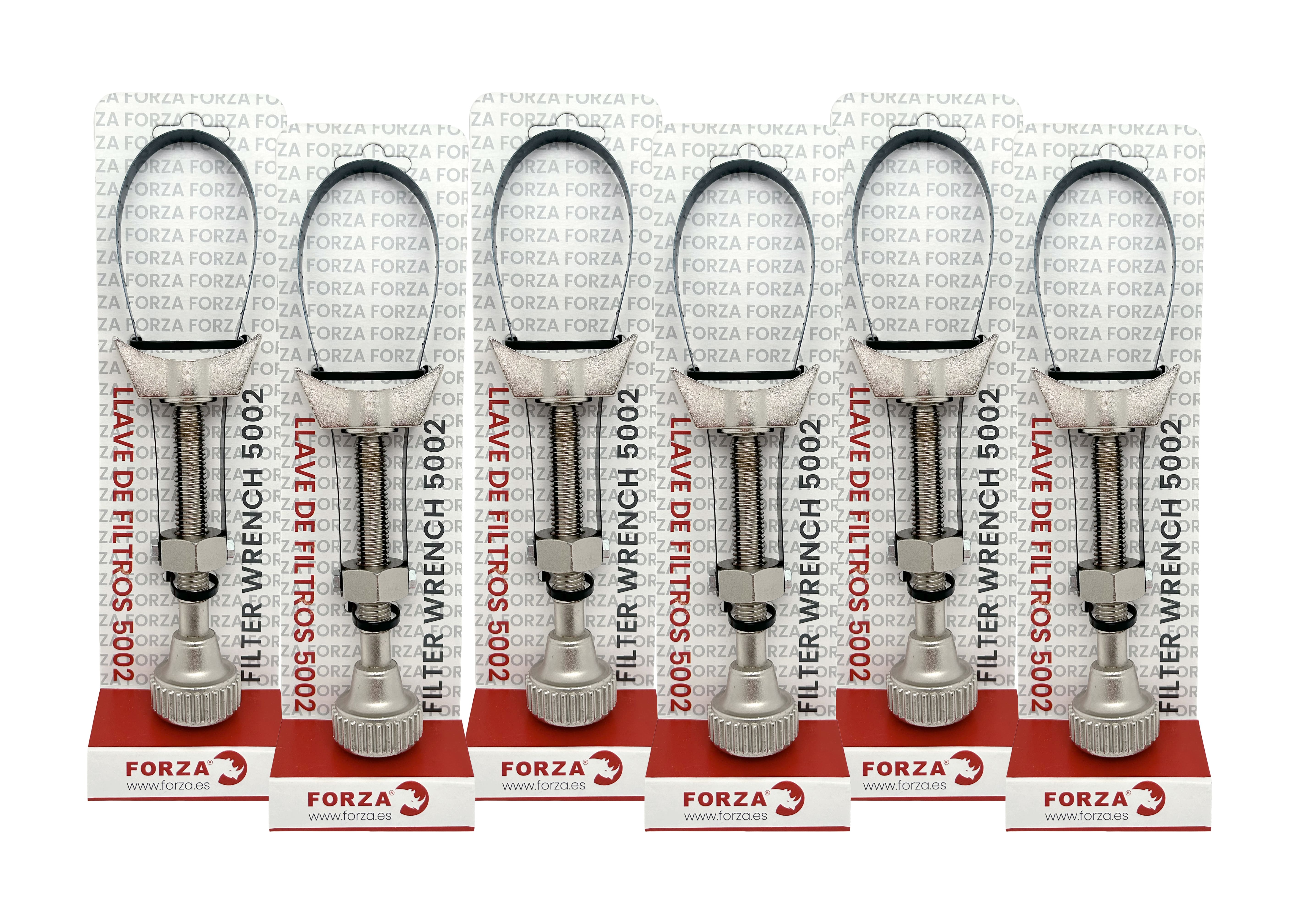 PACK DE 6 LLAVES DE FILTROS DE ACEITE DE FLEJE