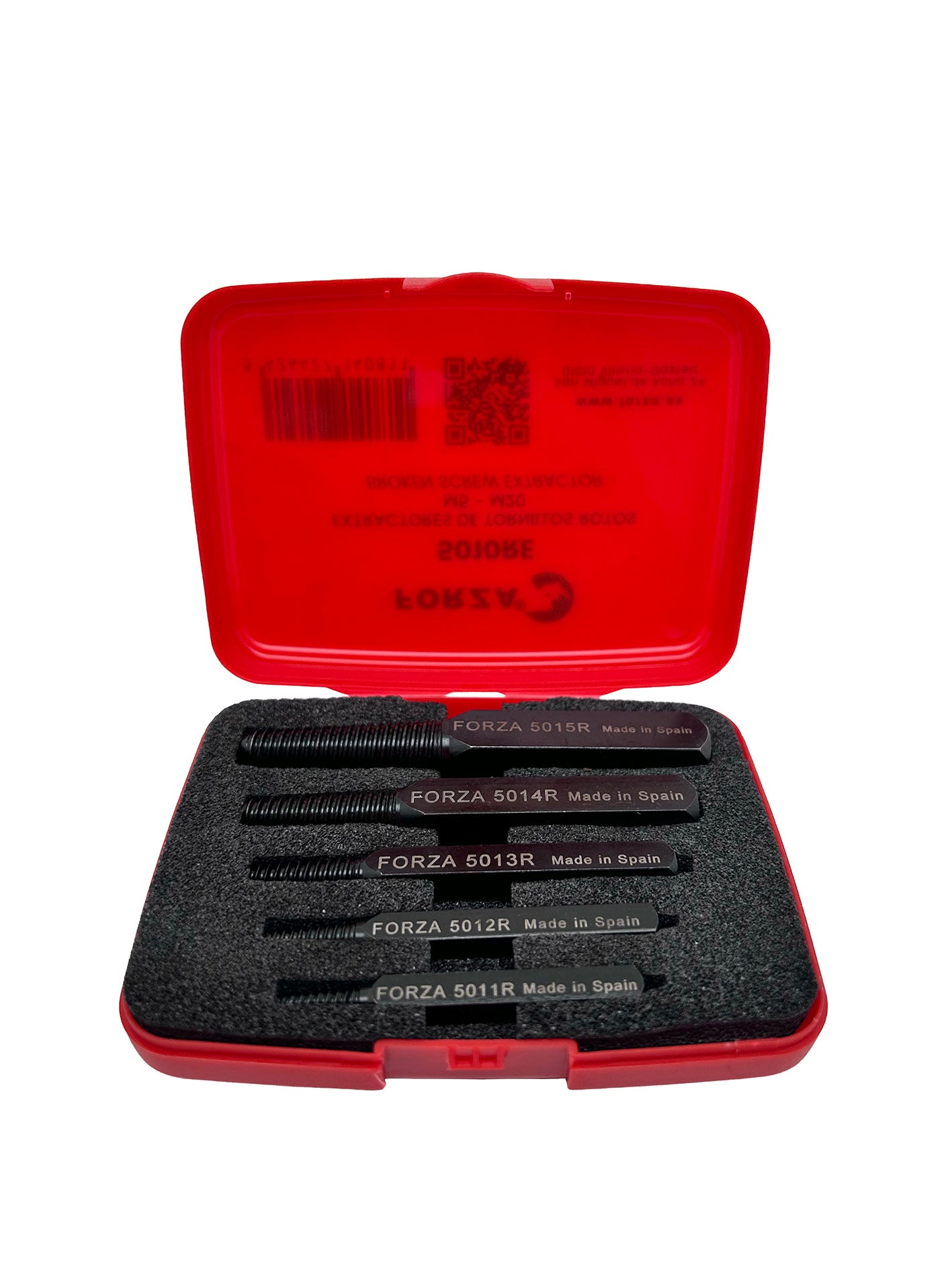 JUEGO EXTRACTOR DE TORNILLOS ROTOS FORZA EN CAJA 5010RE